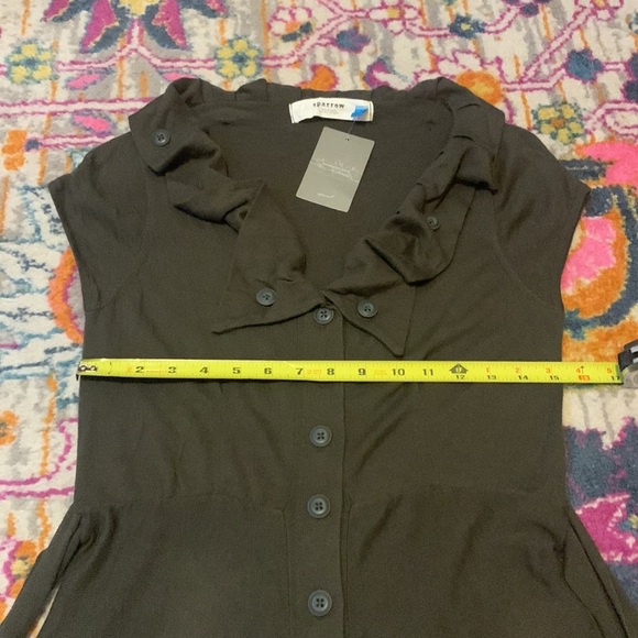 Anthropologie Sparrow Cashmere Blend Green Knit Sweater Dress NWT Size Small - Picture 7 of 9